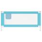 Preview: Kleinkind-Bettschutzgitter Blau 190x25 cm Stoff
