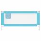 Preview: Kleinkind-Bettschutzgitter Blau 190x25 cm Stoff