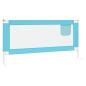 Preview: Kleinkind-Bettschutzgitter Blau 190x25 cm Stoff
