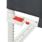 Preview: Kleinkind-Bettschutzgitter Dunkelgrau 100x25 cm Stoff