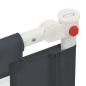 Preview: Kleinkind-Bettschutzgitter Dunkelgrau 190x25 cm Stoff