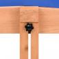 Preview: Sandkasten mit Dach Tannenholz 112x112x112 cm