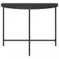 Preview: Gartentisch Schwarz 100x50x75 cm Poly Rattan