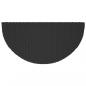 Preview: Gartentisch Schwarz 100x50x75 cm Poly Rattan