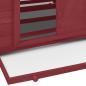 Preview: Hühnerstall Rot und Weiß 152x96x110 cm Massivholz Tanne