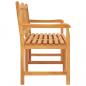 Preview: Gartenbank 3-Sitzer mit Tisch 150 cm Massivholz Teak