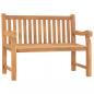 Preview: ARDEBO.de - Gartenbank 114 cm Massivholz Teak