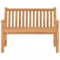 Preview: Gartenbank 114 cm Massivholz Teak