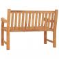 Preview: Gartenbank 114 cm Massivholz Teak