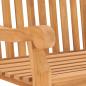 Preview: Gartenbank 114 cm Massivholz Teak