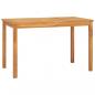 Preview: ARDEBO.de - Garden Esstisch 120x70x77 cm Massiv Teakholz