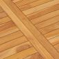 Preview: Garden Esstisch 120x70x77 cm Massiv Teakholz