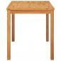 Preview: Garden Esstisch 120x70x77 cm Massiv Teakholz