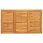 Preview: Garden Esstisch 120x70x77 cm Massiv Teakholz