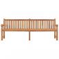 Preview: Gartenbank 228 cm Massivholz Teak