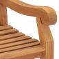 Preview: Gartenbank 228 cm Massivholz Teak