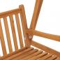 Preview: Hollywoodschaukel 170 cm Massivholz Teak