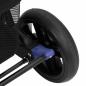 Preview: Zwillingskinderwagen Marineblau Stahl