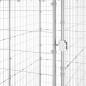 Preview: Outdoor-Hundezwinger mit Dach Verzinkter Stahl 110x220x180 cm
