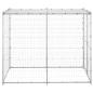 Preview: Outdoor-Hundezwinger mit Dach Verzinkter Stahl 110x220x180 cm