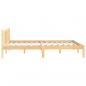 Preview: Massivholzbett Kiefernholz 140x190 cm