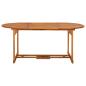 Preview: 7-tlg. Garten-Essgruppe 180x90x75 cm Massivholz Akazie