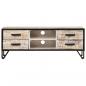 Preview: ARDEBO.de - TV-Schrank 110x30x41 cm Massivholz Akazie