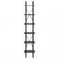Preview: Standregal Hoch Grau 40x30x210 cm Massivholz Kiefer