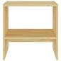 Preview: Nachttisch 40x30,5x40 cm Massivholz Kiefer