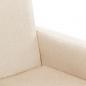 Preview: Schaukelstuhl Creme Stoff