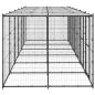 Preview: Outdoor-Hundezwinger Stahl mit Überdachung 14,52 m²