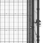 Preview: Outdoor-Hundezwinger Stahl mit Überdachung 14,52 m²