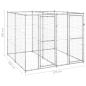 Preview: Outdoor-Hundezwinger Verzinkter Stahl 4,84 m²