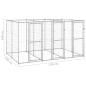 Preview: Outdoor-Hundezwinger Verzinkter Stahl 7,26 m²