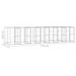 Preview: Outdoor-Hundezwinger Verzinkter Stahl 16,94 m²