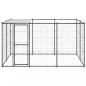 Preview: Outdoor-Hundezwinger mit Überdachung Stahl 7,26 m²