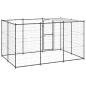 Preview: Outdoor-Hundezwinger mit Überdachung Stahl 7,26 m²