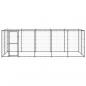 Preview: Outdoor-Hundezwinger mit Überdachung Stahl 12,1 m²