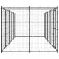 Preview: Outdoor-Hundezwinger mit Überdachung Stahl 12,1 m²