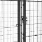 Preview: Outdoor-Hundezwinger mit Überdachung Stahl 12,1 m²