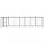 Preview: Outdoor-Hundezwinger mit Überdachung Stahl 16,94 m²