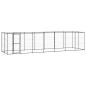Preview: Outdoor-Hundezwinger mit Überdachung Stahl 16,94 m²