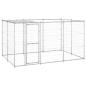 Preview: Outdoor-Hundezwinger mit Überdachung Verzinkter Stahl 7,26 m²