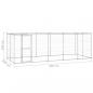 Preview: Outdoor-Hundezwinger mit Überdachung Verzinkter Stahl 12,1 m²