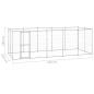 Preview: Outdoor-Hundezwinger Verzinkter Stahl 12,1 m²