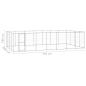 Preview: Outdoor-Hundezwinger Verzinkter Stahl 33,88 m²