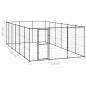 Preview: Outdoor-Hundezwinger Stahl 21,78 m²