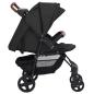 Preview: 3-in-1 Kinderwagen Anthrazit Stahl 
