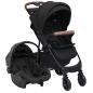 Preview: 3-in-1 Kinderwagen Anthrazit Stahl 