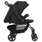 Preview: 3-in-1 Kinderwagen Anthrazit Stahl 